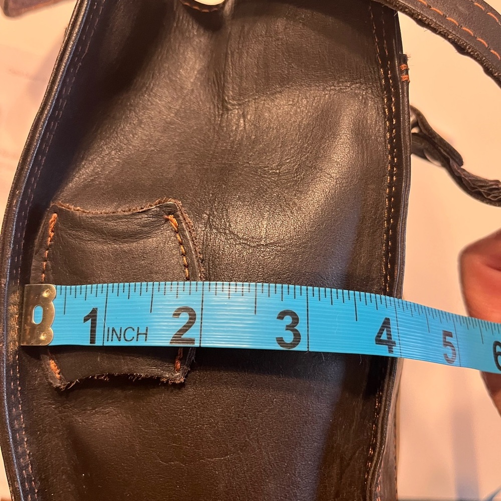 Vintage American West Leather Purse with Patriotic Theme. - Picture 5 of 9